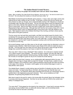 The Indian Burial Ground Mystery