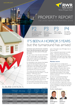Property Newsletter Review Autumn 2013