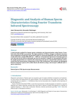 Diagnostic and Analysis of Human Sperm Characteristics Using