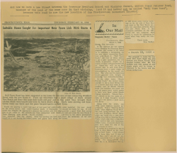 Suitable Name Sought for Important New Town Link With Route 6