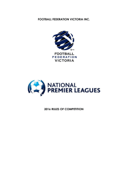 NPL Rules of Competition