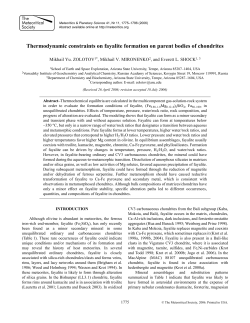 Thermodynamic constraints on fayalite formation on parent bodies of