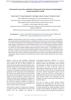 A framework to assess the contribution of bioaerosols to
