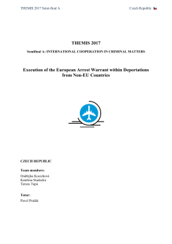 THEMIS 2017 Semi-Final A Czech Republic