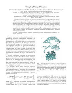 Crumpling Damaged Graphene - Computational Physics for