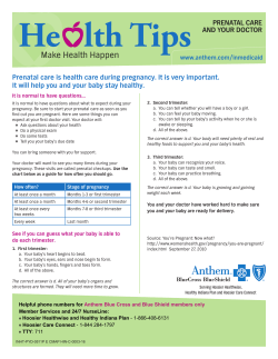 Prenatal Care and Doc