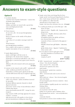 Answers to exam-style questions - Cambridge Resources for the IB