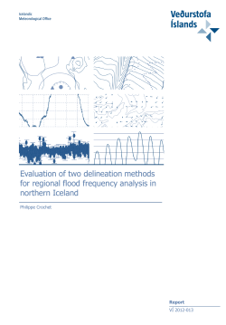 Evaluation of two delineation methods for regional