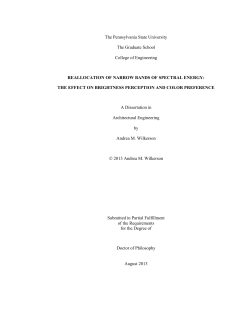 REALLOCATION OF NARROW BANDS OF SPECTRAL ENERGY