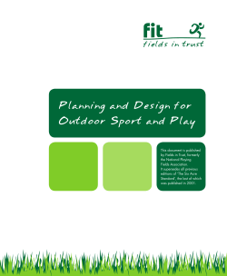 Planning and Design for Outdoor Sport and Play