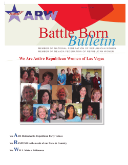 March - ARW &ndash; Active Republican Women of Las Vegas