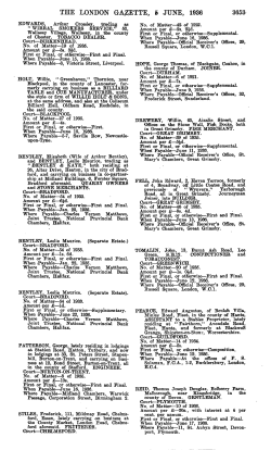 THE LONDON GAZETTE, 5 JUNE, 1936 3653