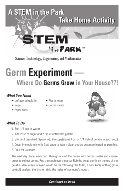 Germ Experiment &mdash; Where Do Germs Grow in Your House??!