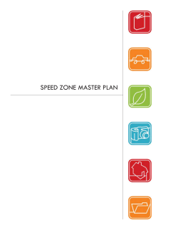 speed zone master plan - Speedway Redevelopment Commission