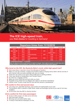The ICE high-speed train