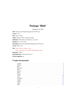 Package `Rlab`