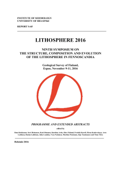 Lithosphere 2016