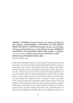 Review of Albert L. Hurtado, Intimate Frontiers