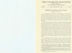Colorado Magazine Vol. 19 No. 3 (May 1942)