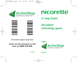 2 mg Gum nicotine chewing gum