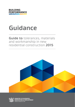 Guide to Tolerances, Materials and