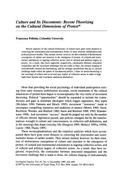 Culture and Its Discontents - UCI School of Social Sciences