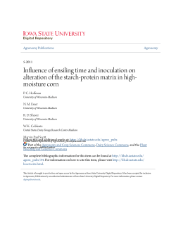 Influence of ensiling time and inoculation on alteration of the starch