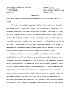 Keep Praying - House of Prayer Hingham