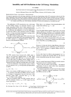 Instability and Self-Oscillations in the Cell Energy