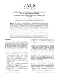 Solid-State Composite Electrolyte LiI/3