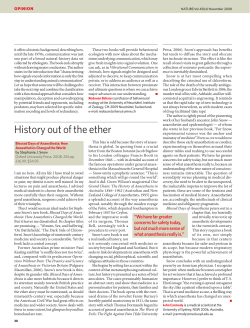 History out of the ether