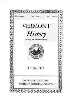 A Canal Across Vermont - Vermont Historical Society