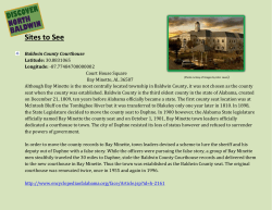 Sites to See - North Baldwin Chamber of Commerce