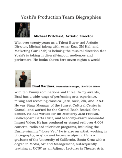 Yoshi`s Production Team Biographies