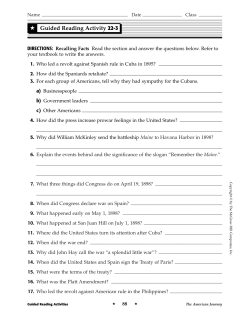 Guided Reading Activity 22-3