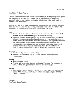 Rising 5th grade - San Jose Episcopal Day School