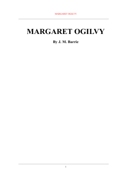 Margaret Ogilvy by her Son