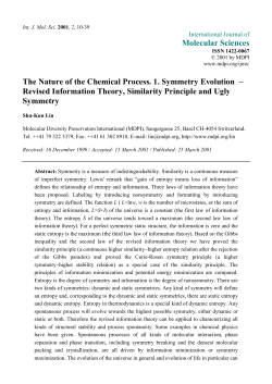 Revised Information Theory, Similarity Principle and ugly