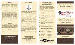 Panhandle Trails Brochure