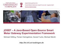 jOSEF: A Java-Based Open-Source Smart Meter Gateway