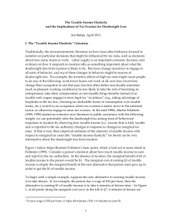 If Tax Evasion Responds to Tax Rates, What Does That Imply About