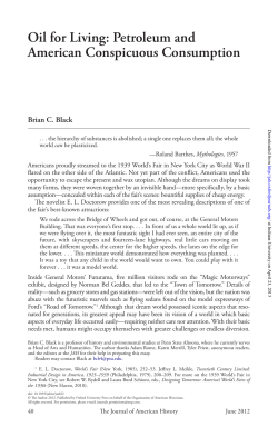Article - Organization of American Historians