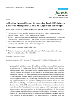A Decision Support System for Assessing Trade