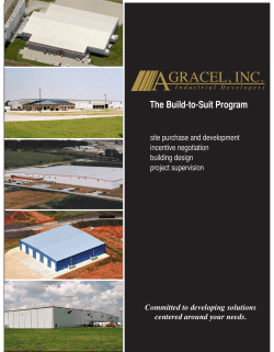 The Build-to-Suit Program