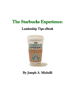 The Starbucks Experience e