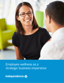 Employee wellness as a strategic business imperative