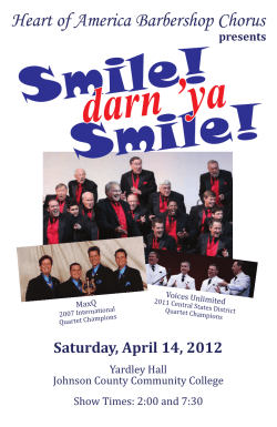 Heart of America Barbershop Chorus