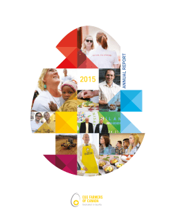 annual report - Egg Farmers of Canada