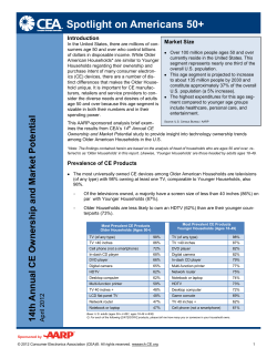 14th Annual Consumer Electronics Ownership and Market