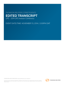 Transcript - Investor Relations Solutions